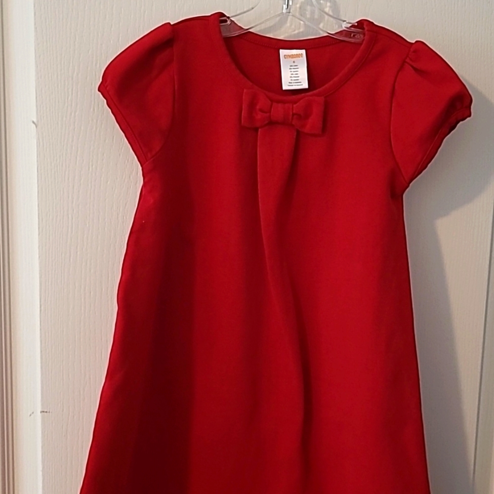 Gymboree red knit dress size 6